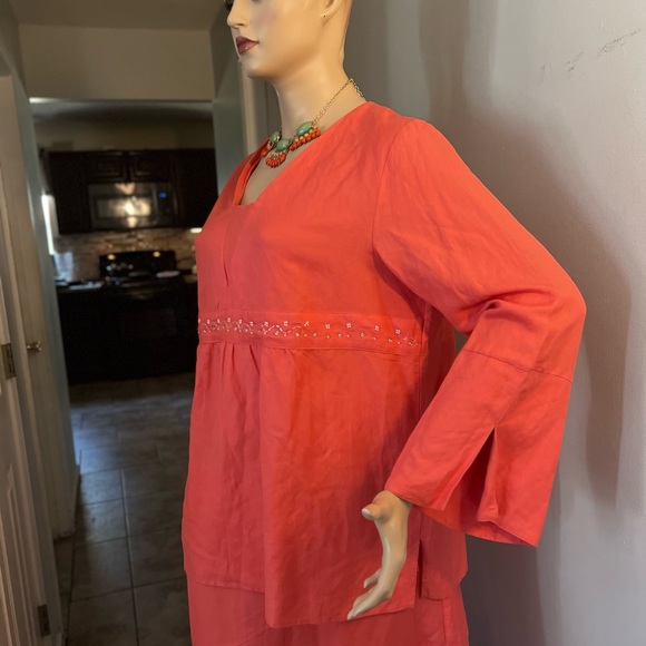 Women Bridgewater studio salmon women Skirt Suit size 22W Church - Picture 9 of 10